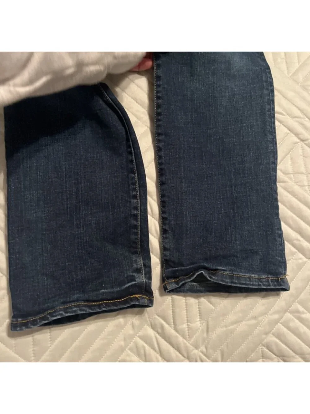 Gymboree Jeans Boys 12 Straight Leg Adjustable Waist Button Blue Denim